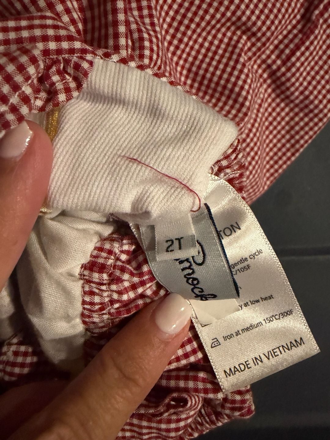 Smockingbird Go Bears Gingham Bubble Dress Size 2T 5