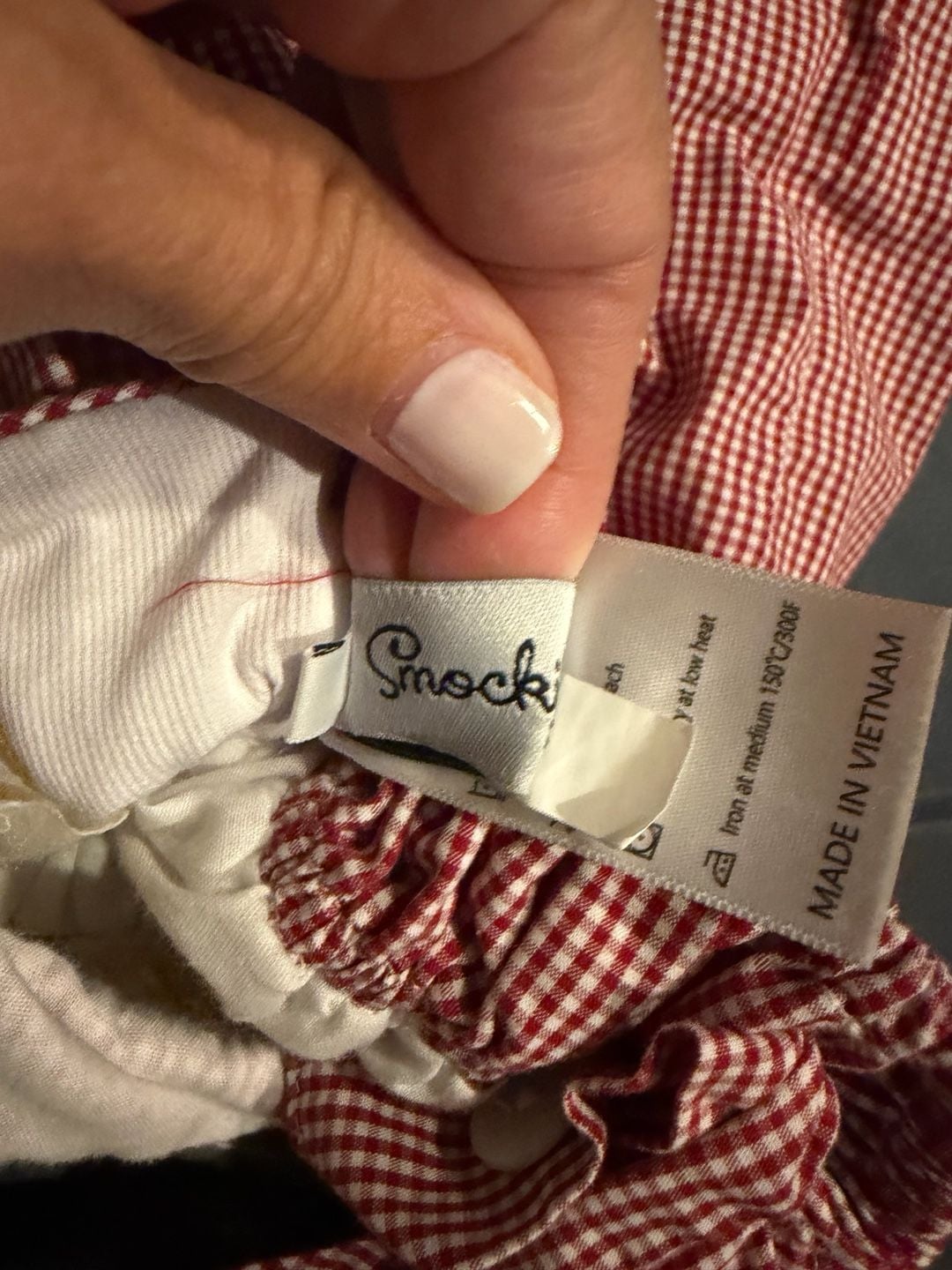 Smockingbird Go Bears Gingham Bubble Dress Size 2T 6