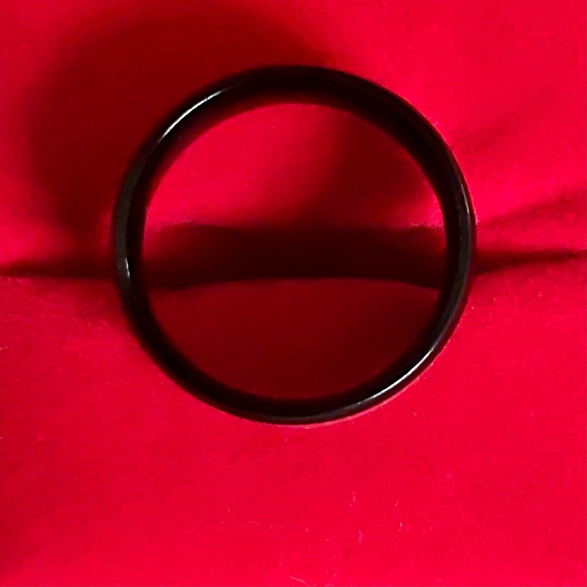 Black Tungsten Ring Pink Camo Inlay 8mm Band Size 13 4
