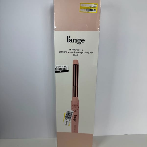 L’ange Blush 25mm 1” Le Pirouette Titanium Rotating Curling Iron New Sealed Box
