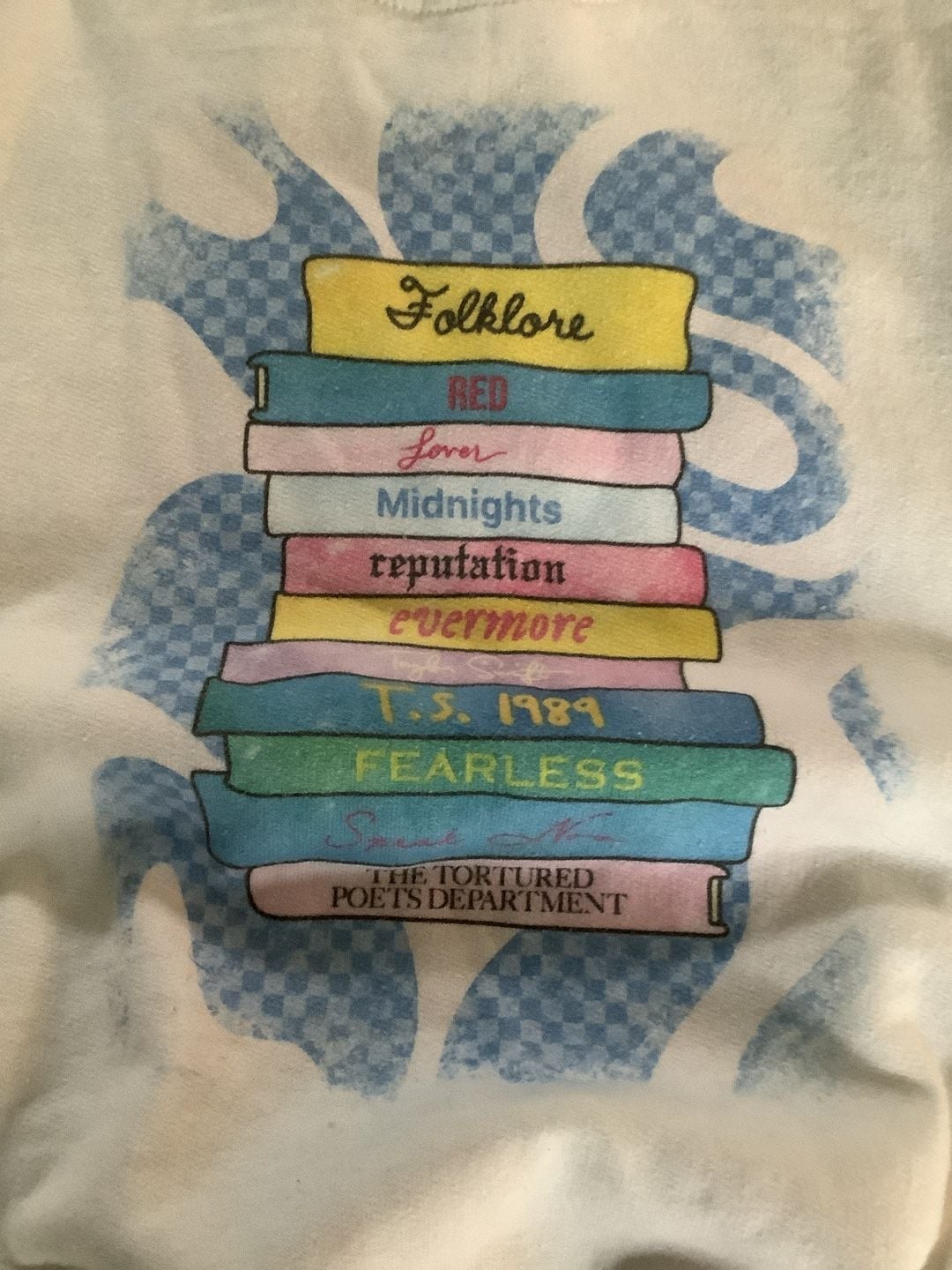 Gildan Eras Tour Books Stack Sweatshirt Size M Youth 4
