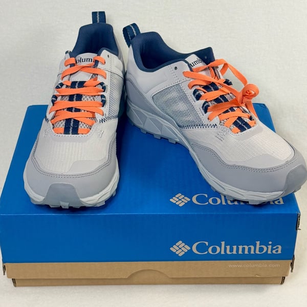 Columbia Flow District Sneakers, Grey & Blue, Women’s 9