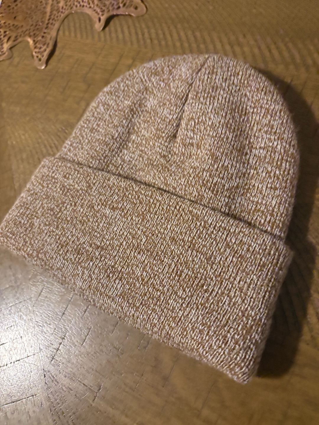 Carhartt Infant Toddler Beanie Hat AH8998 Brown White Heather Knit 7