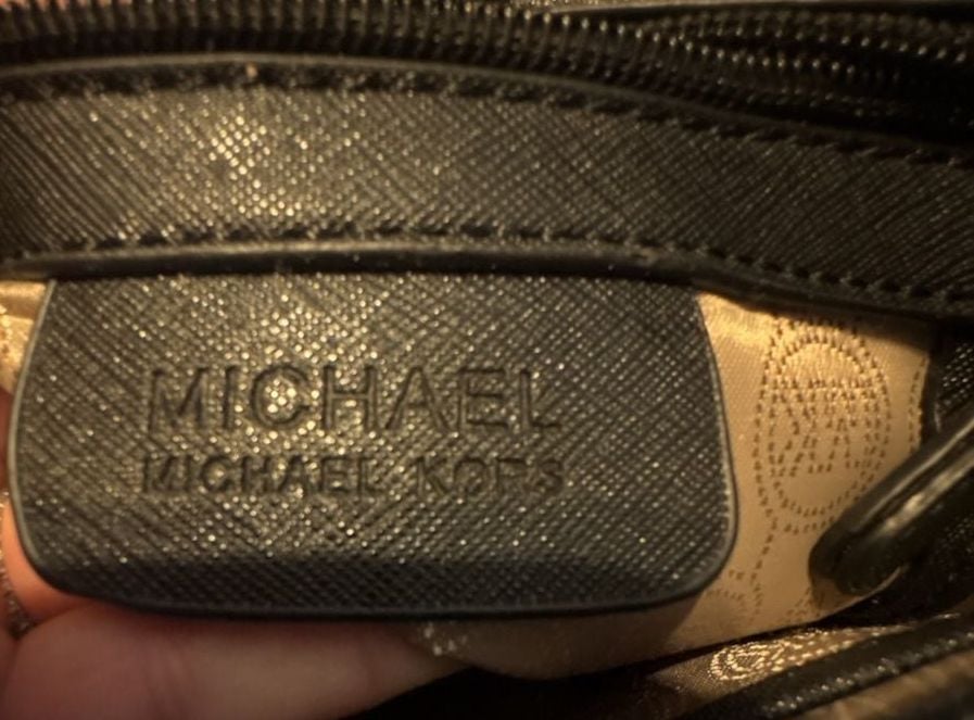 Michael Kors Black Saffiano Leather Flap Crossbody Bag 6