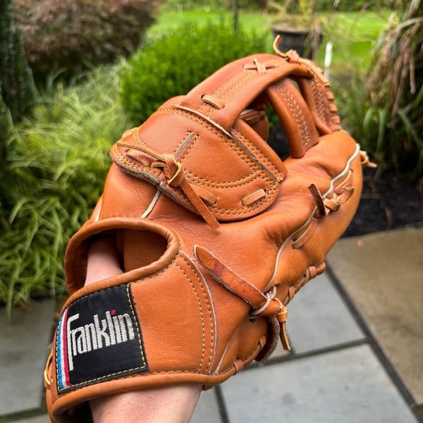 Franklin The Softballer Softball Glove Model 4191 Brown Leather