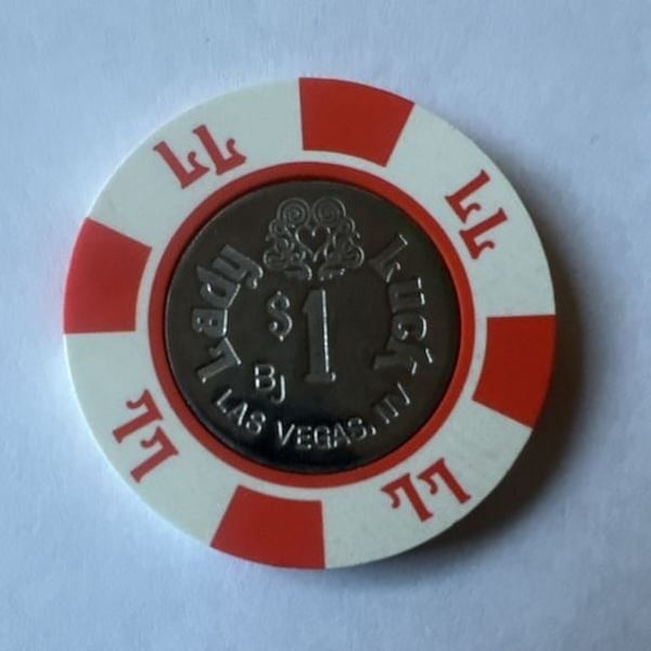 GAMING CHIP FROM THE LADY LUCK CASINO LAS VEGAS
