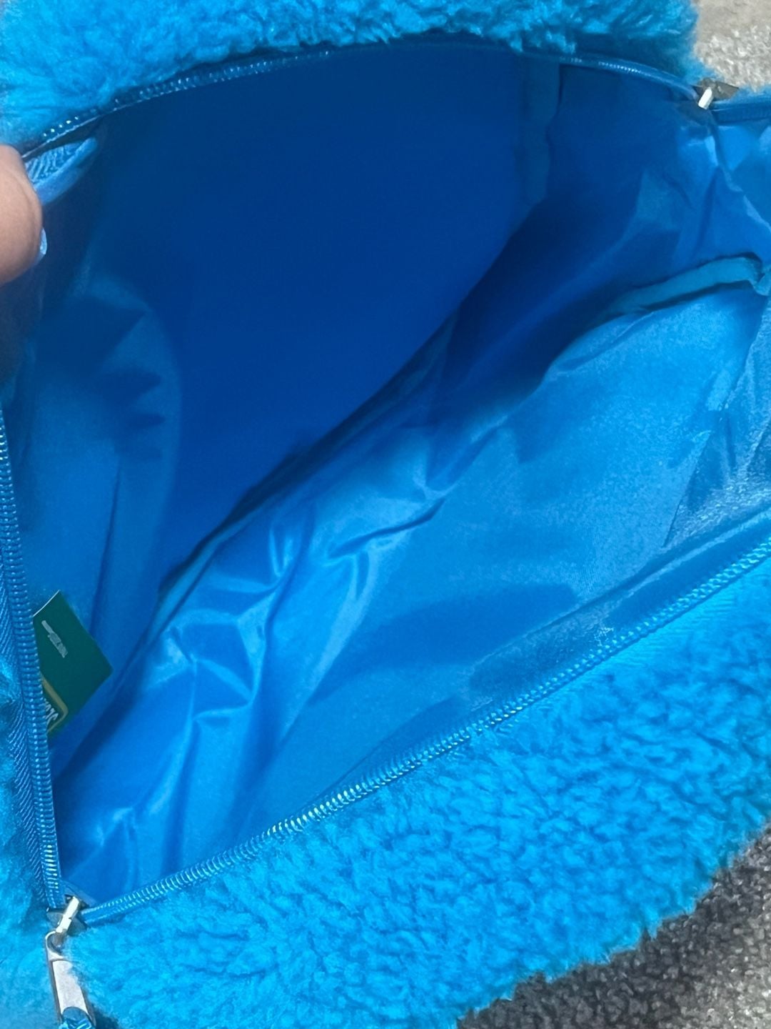 Sesame Street Cookie Monster Toddler Plush Backpack Blue 4