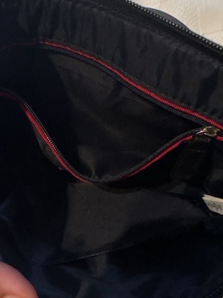 Tommy Hilfiger Monogram Crossbody Bag Black Nylon 4