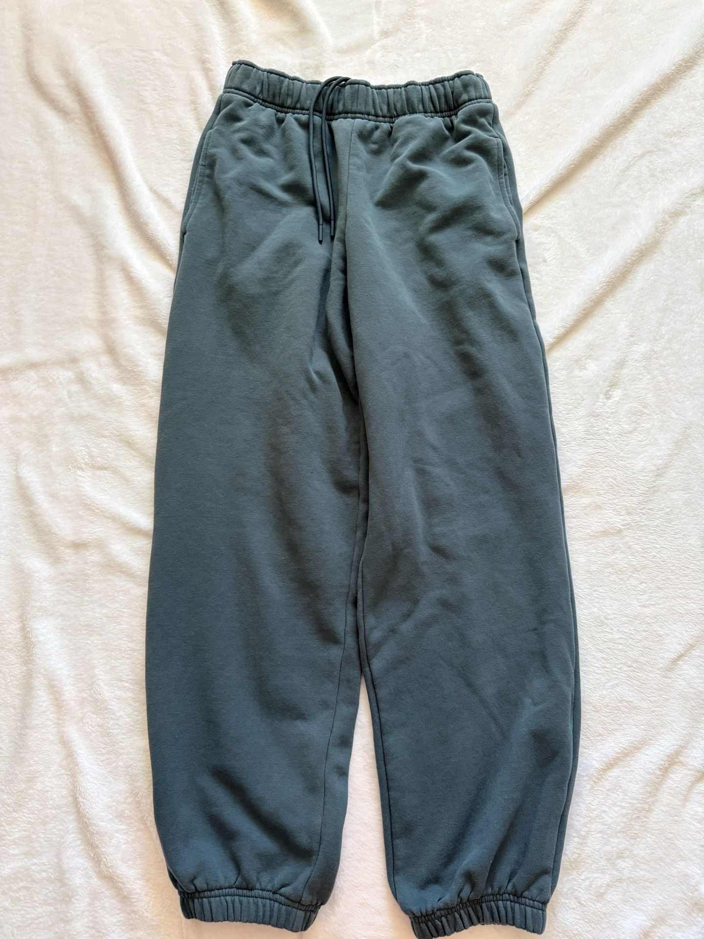 Athleta Sweatpants Size XS Gray Joggers Drawstring Fleece 2