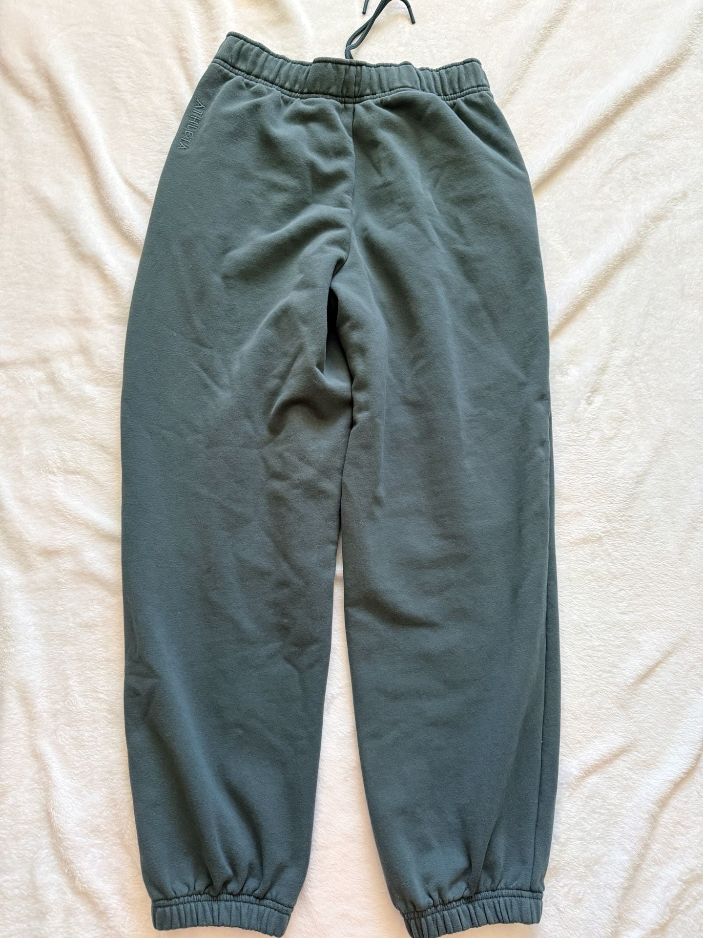 Athleta Sweatpants Size XS Gray Joggers Drawstring Fleece 3