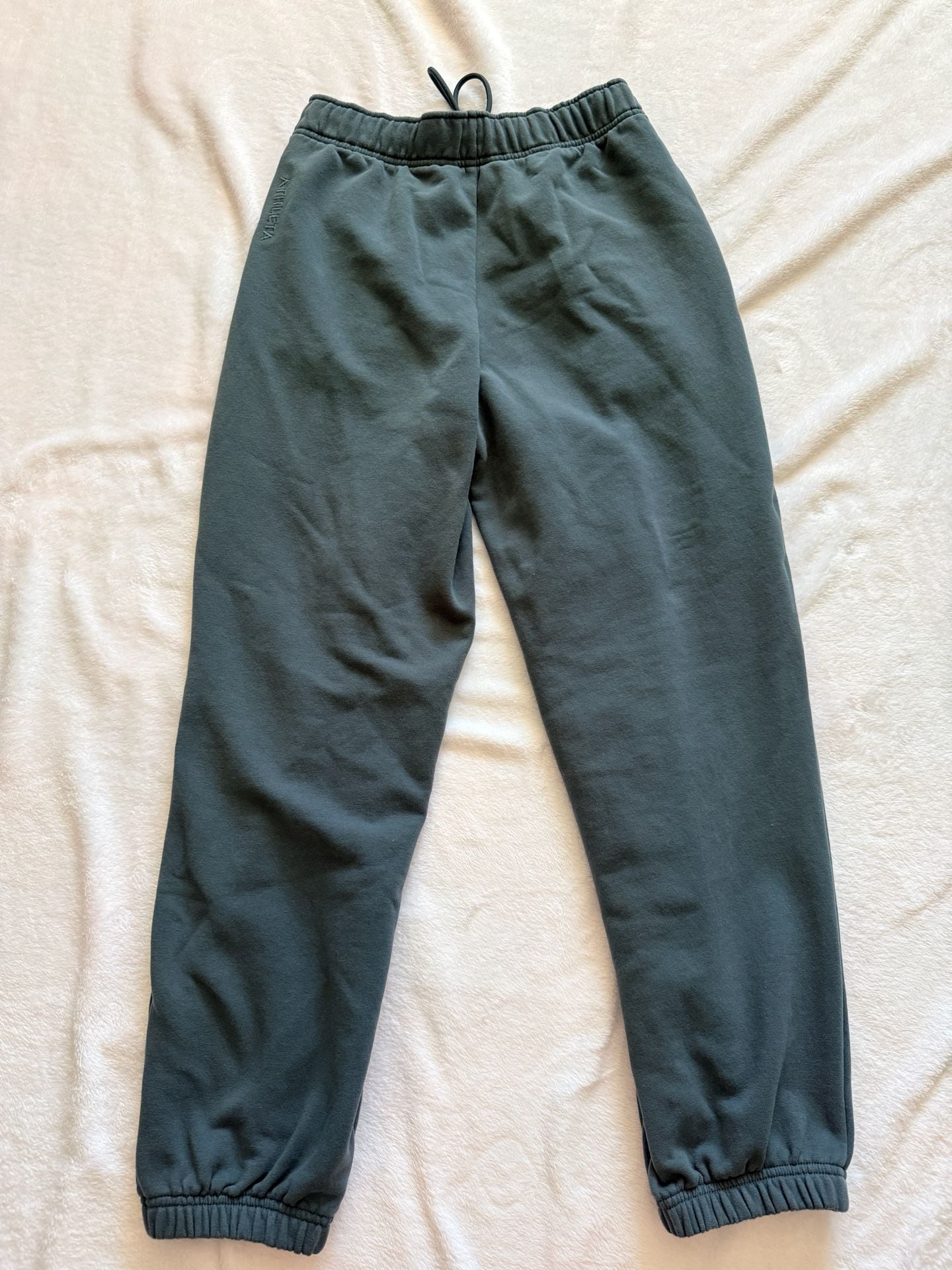 Athleta Sweatpants Size XS Gray Joggers Drawstring Fleece 6