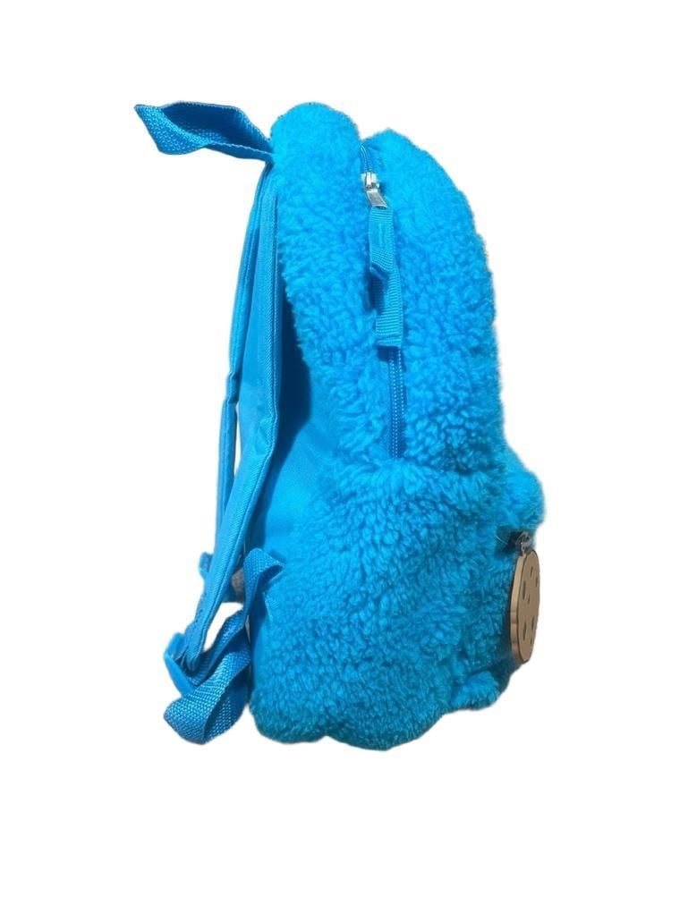 Sesame Street Cookie Monster Toddler Plush Backpack Blue 6
