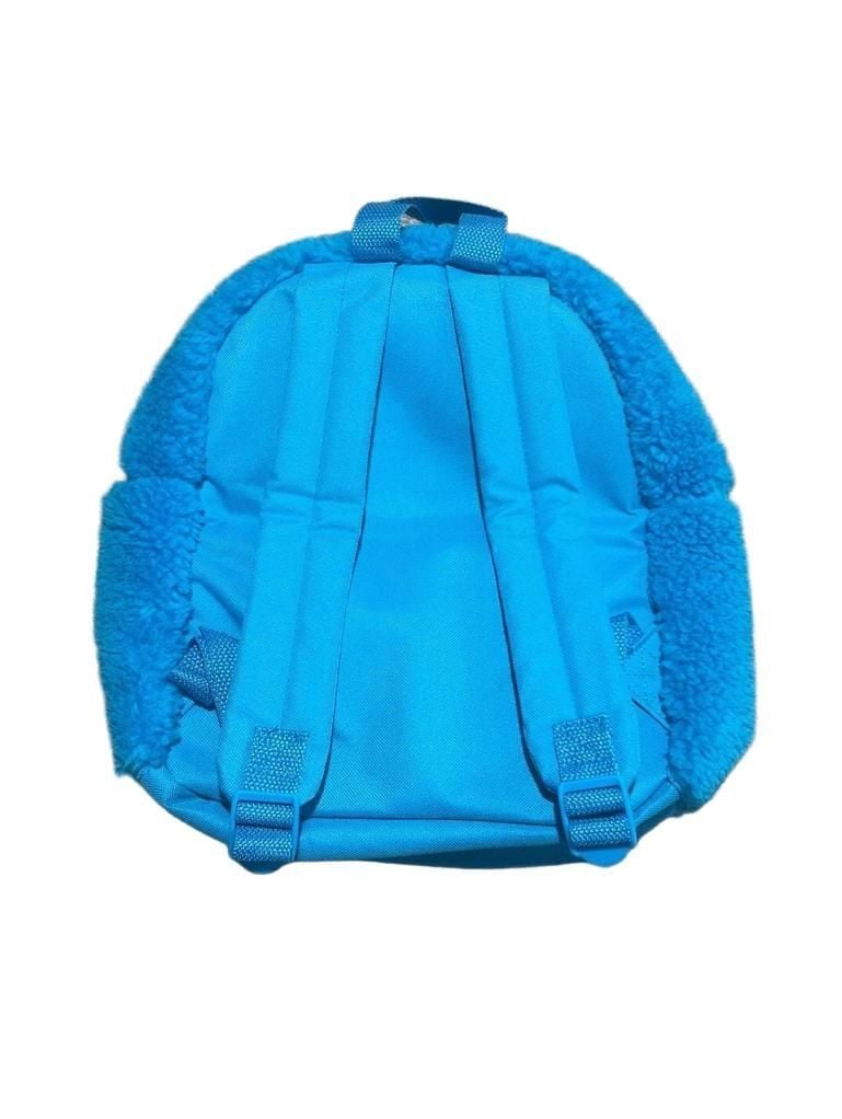 Sesame Street Cookie Monster Toddler Plush Backpack Blue 3