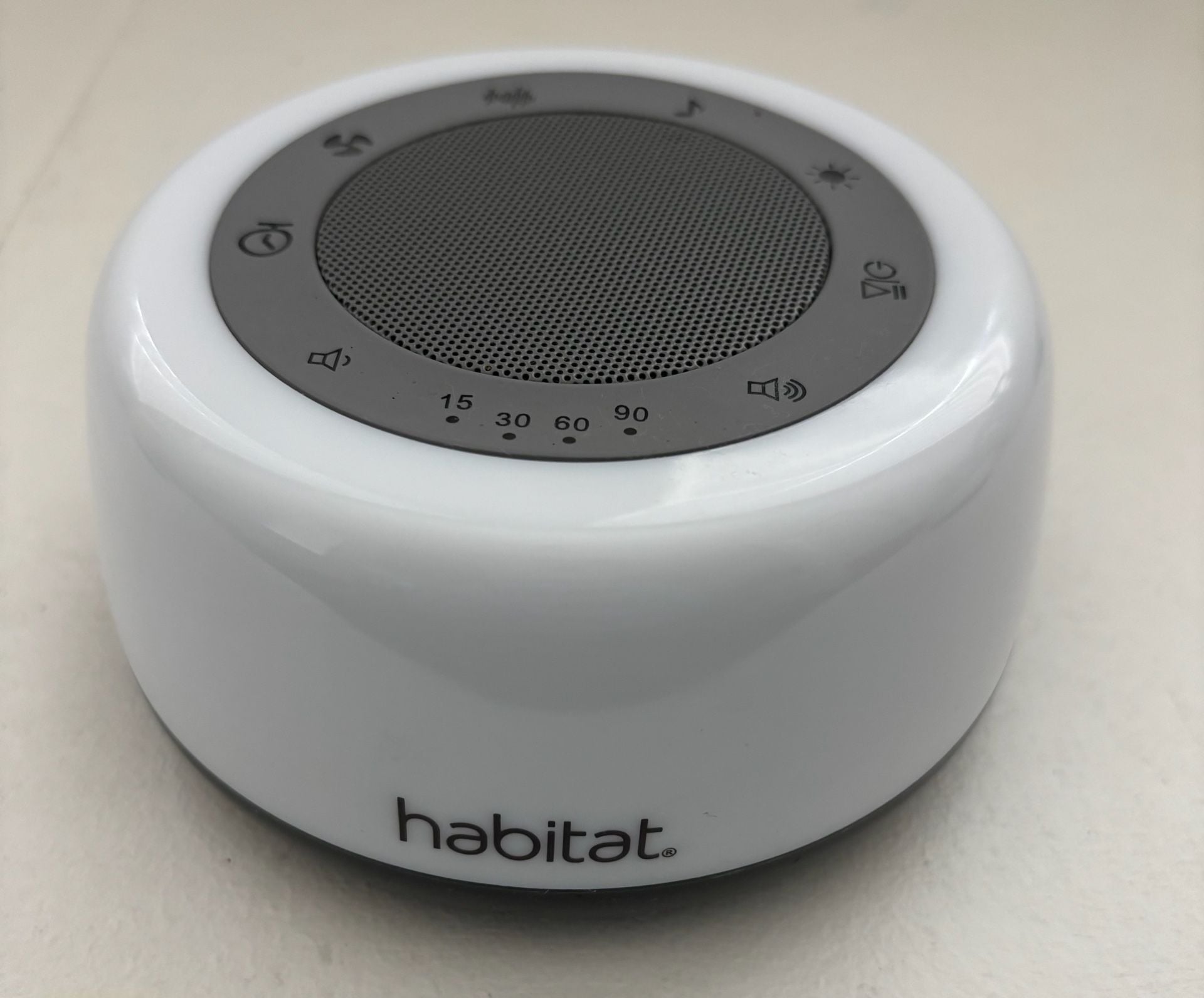 Habitat White Noise Machine With Night Light 1