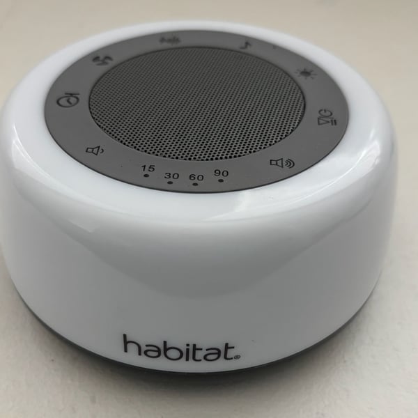 Habitat White Noise Machine With Night Light