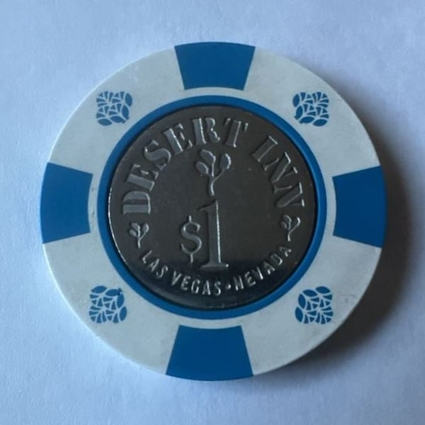 VINTAGE Nevada-**DESERT INN** $1 Chip Las Vegas-1981-