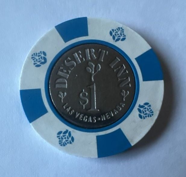 VINTAGE Nevada-**DESERT INN** $1 Chip Las Vegas-1981- 2