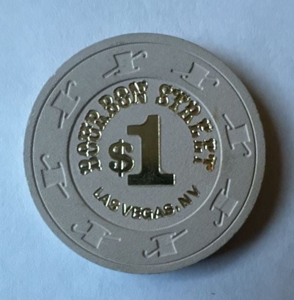 Bourbon Street Casino Chip Hot Stamp Las Vegas Nevada 2