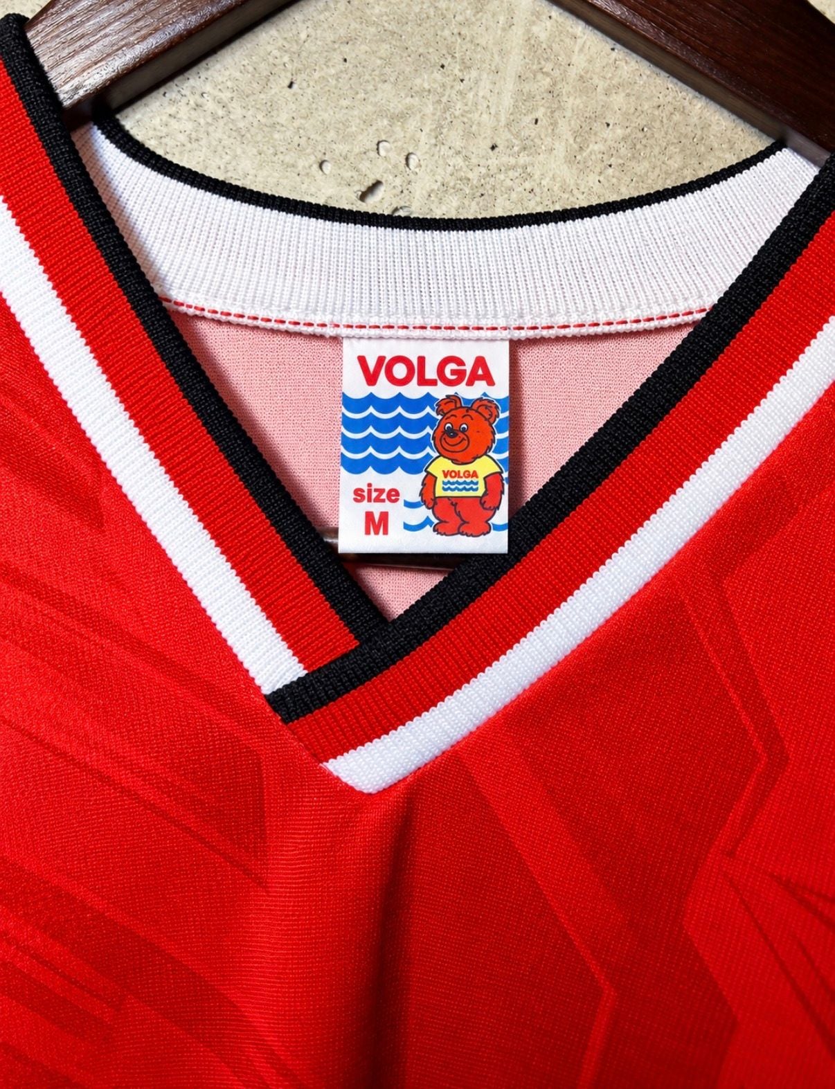 Volga USSR CCCP Soviet Union Soccer Jersey Size M Red Vintage Football 4