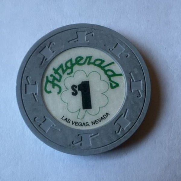 Fitzgeralds Fitzgerald's Casino Poker Gaming Chip Las Vegas Nevada