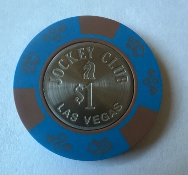 Jockey Club Casino Las Vegas Nevada Chip 1983 1