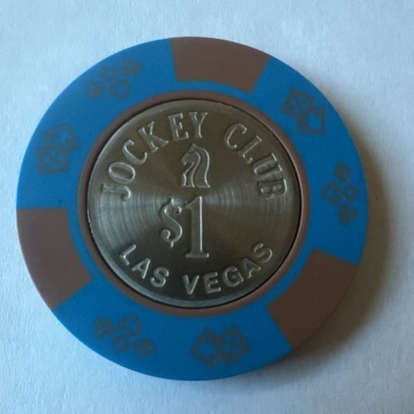 Jockey Club Casino Las Vegas Nevada Chip 1983
