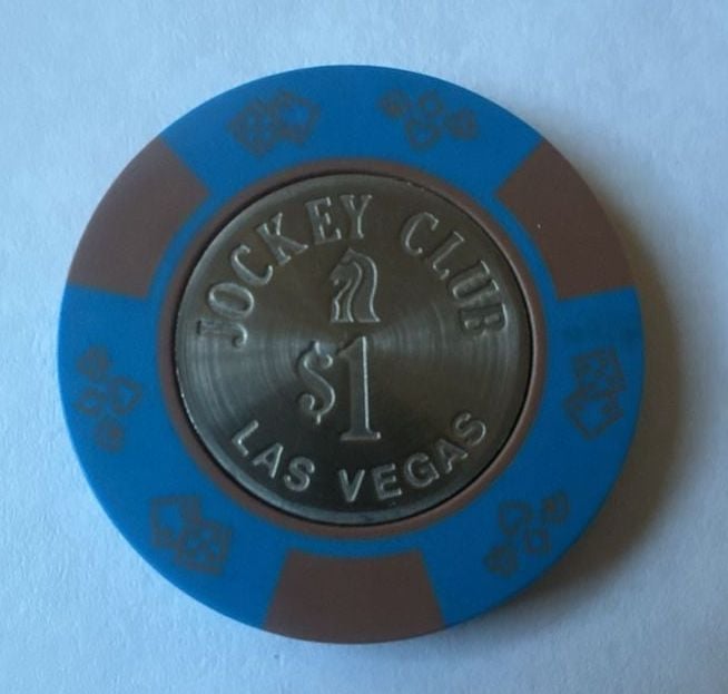 Jockey Club Casino Las Vegas Nevada Chip 1983 2