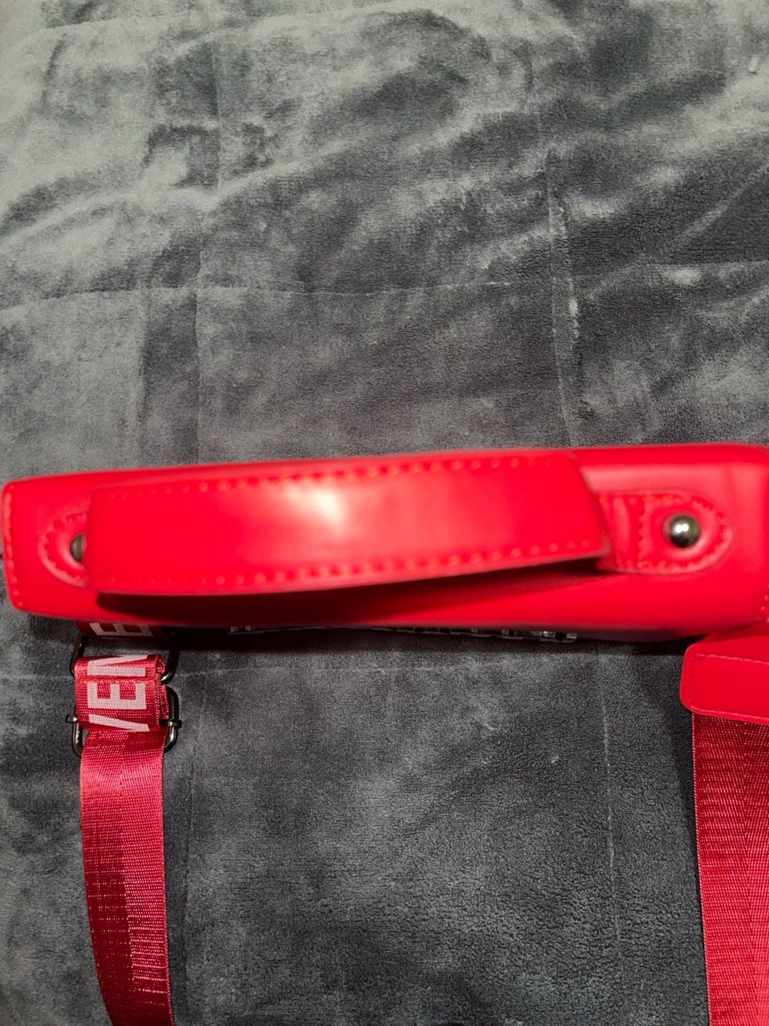 Steve Madden Red Crossbody Bag with Logo Strap 7