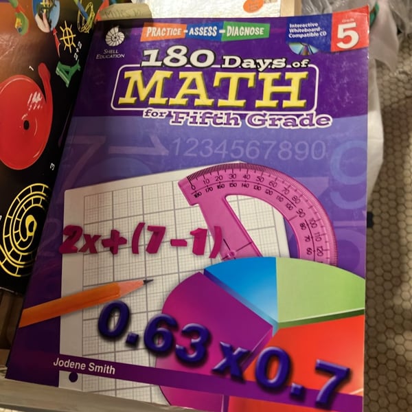 Shell Education 180 Days of Math for Fifth Grade
