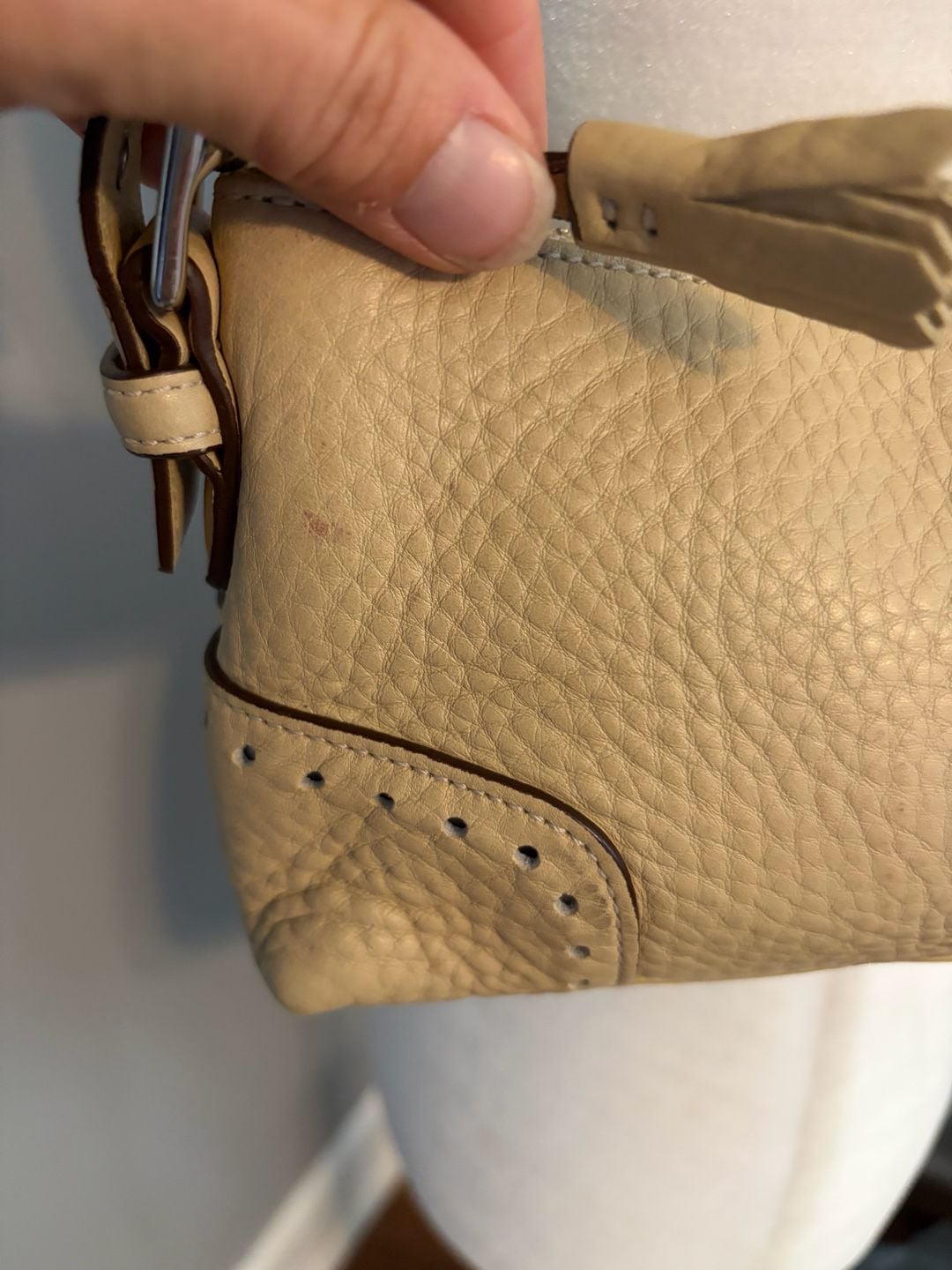 Vintage/Y2K Coach Hamilton baguette shoulder bag pebbled leather, style 5052.t 6