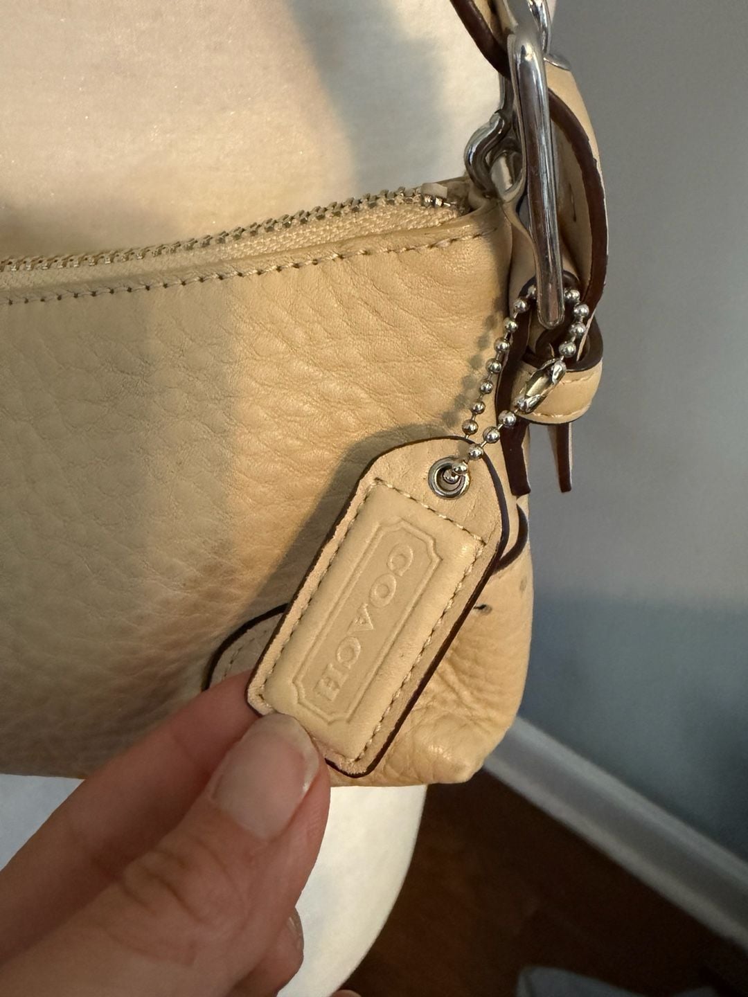 Vintage/Y2K Coach Hamilton baguette shoulder bag pebbled leather, style 5052.t 7