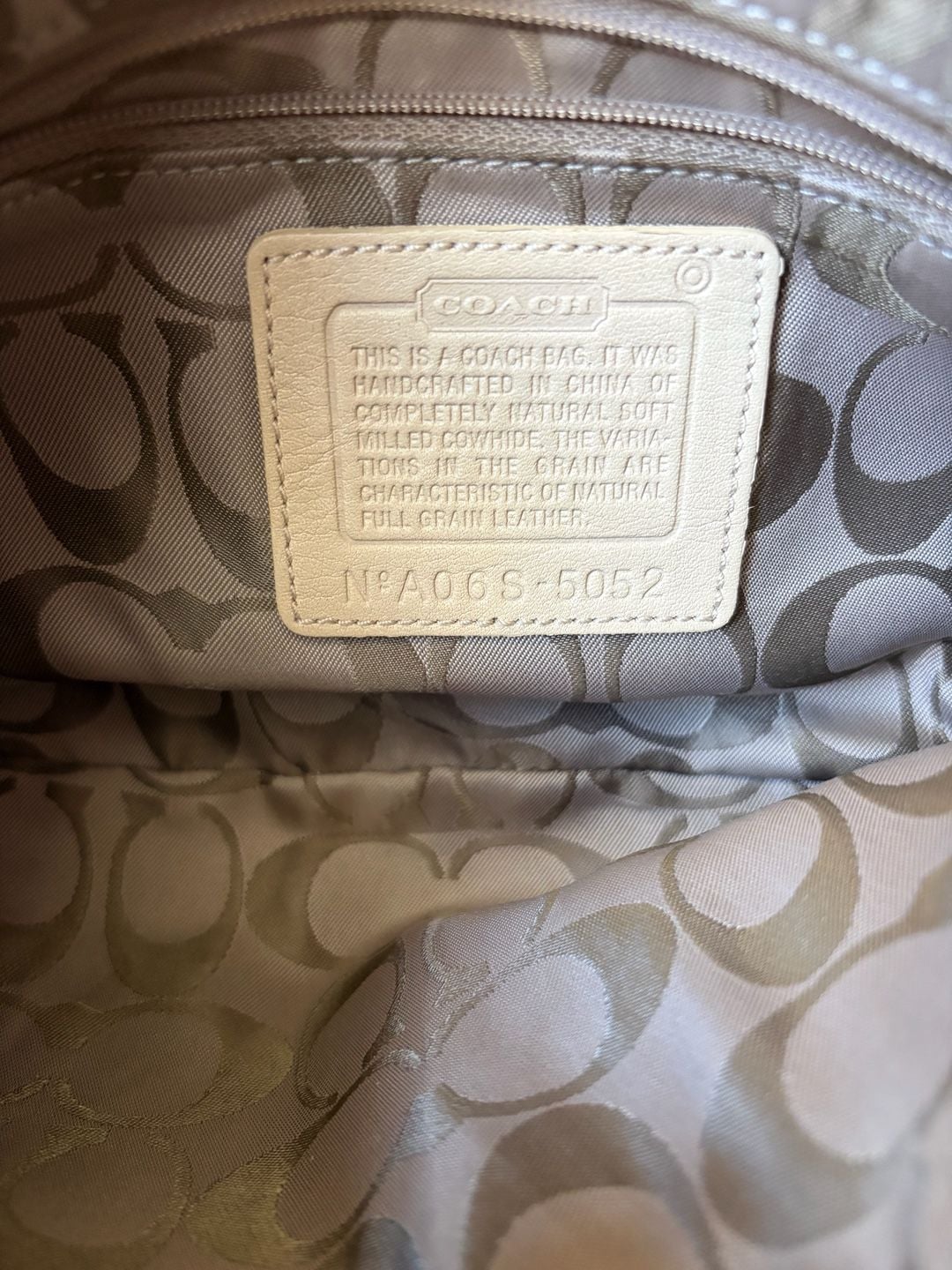 Vintage/Y2K Coach Hamilton baguette shoulder bag pebbled leather, style 5052.t 8