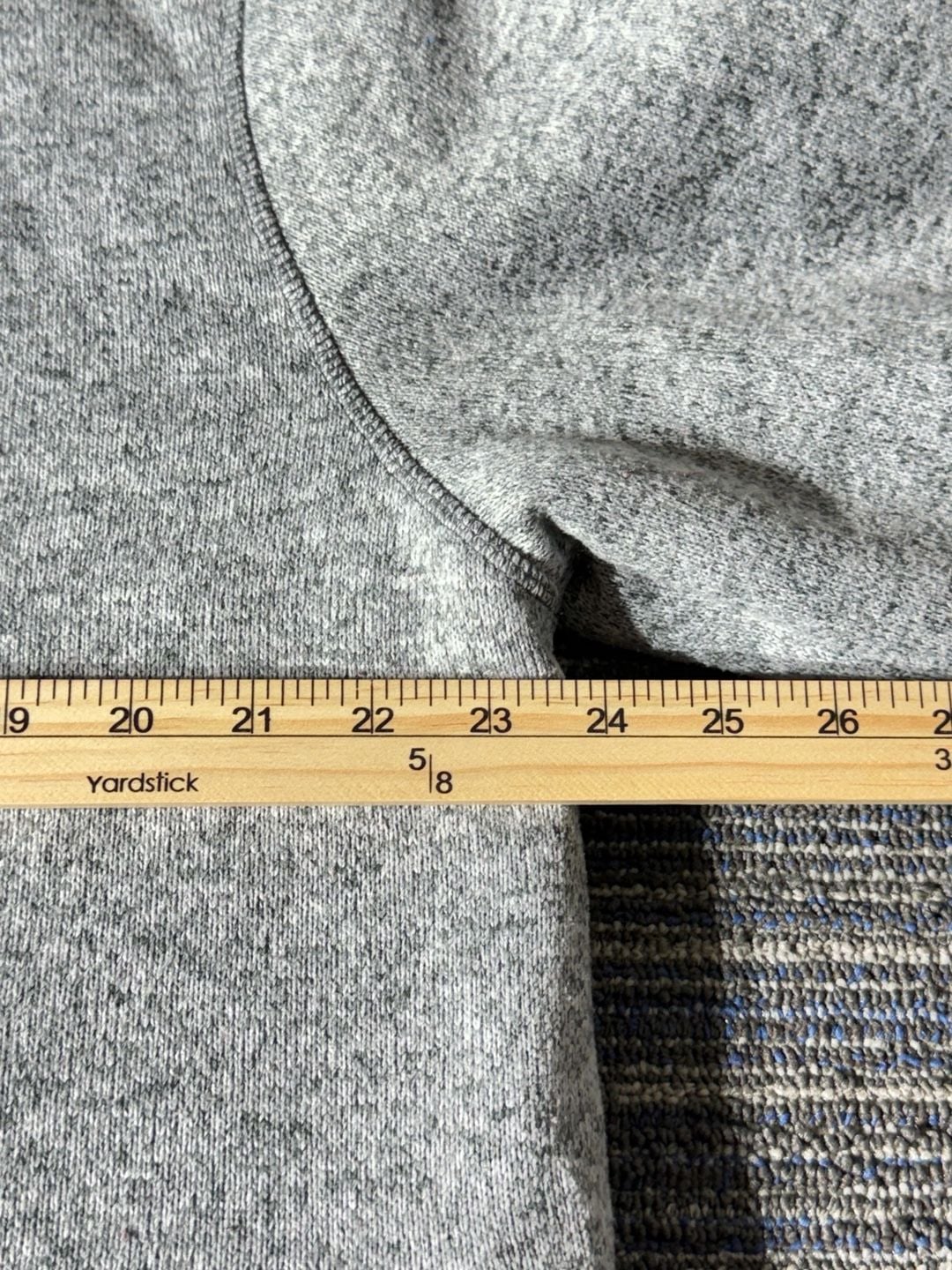 Orvis Sherpa Lined 1/4 Zip Pullover Size XL Gray 8