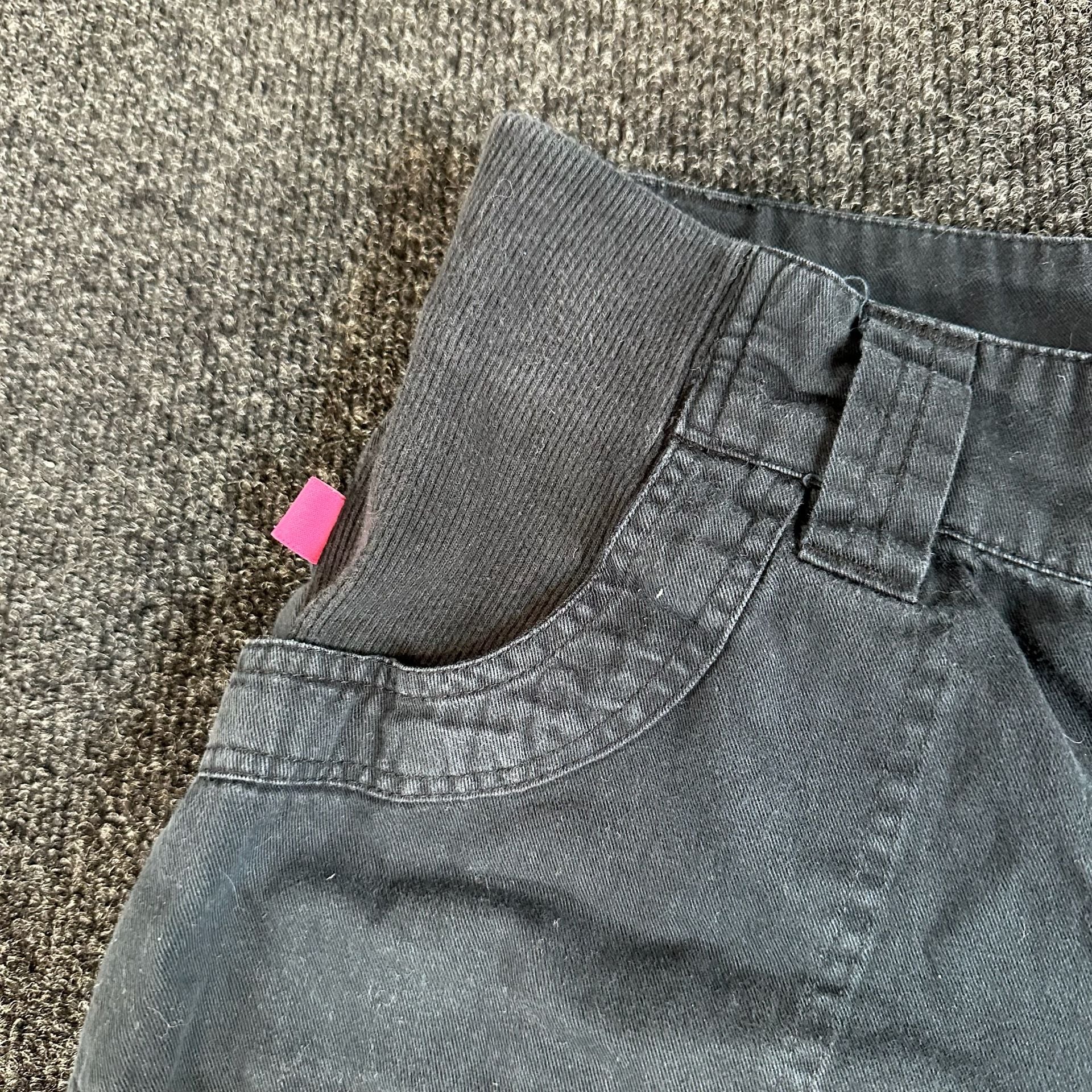 Maternity Woman Within Cargo Pants Size 16W Black Cotton Natural Fit 3