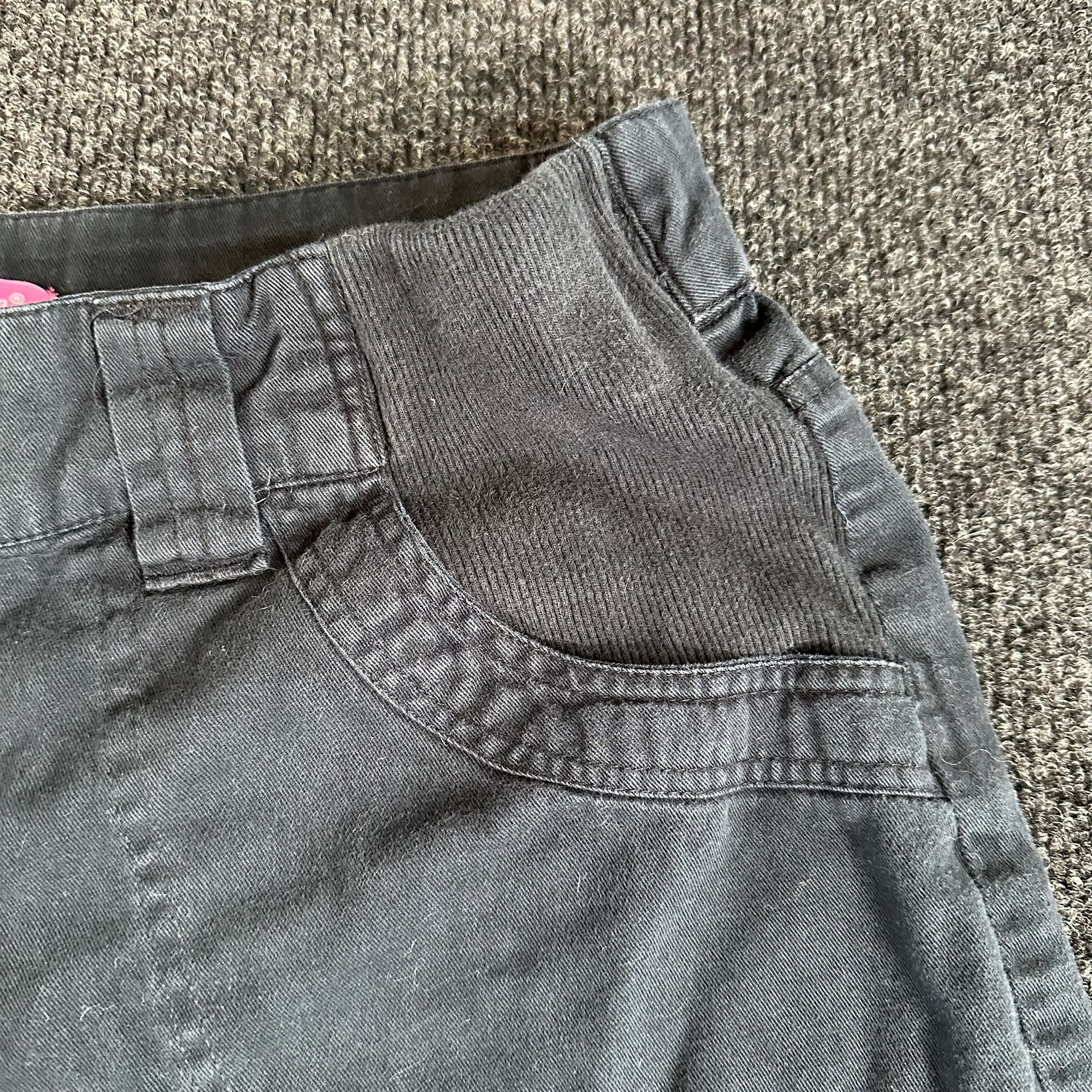 Maternity Woman Within Cargo Pants Size 16W Black Cotton Natural Fit 4