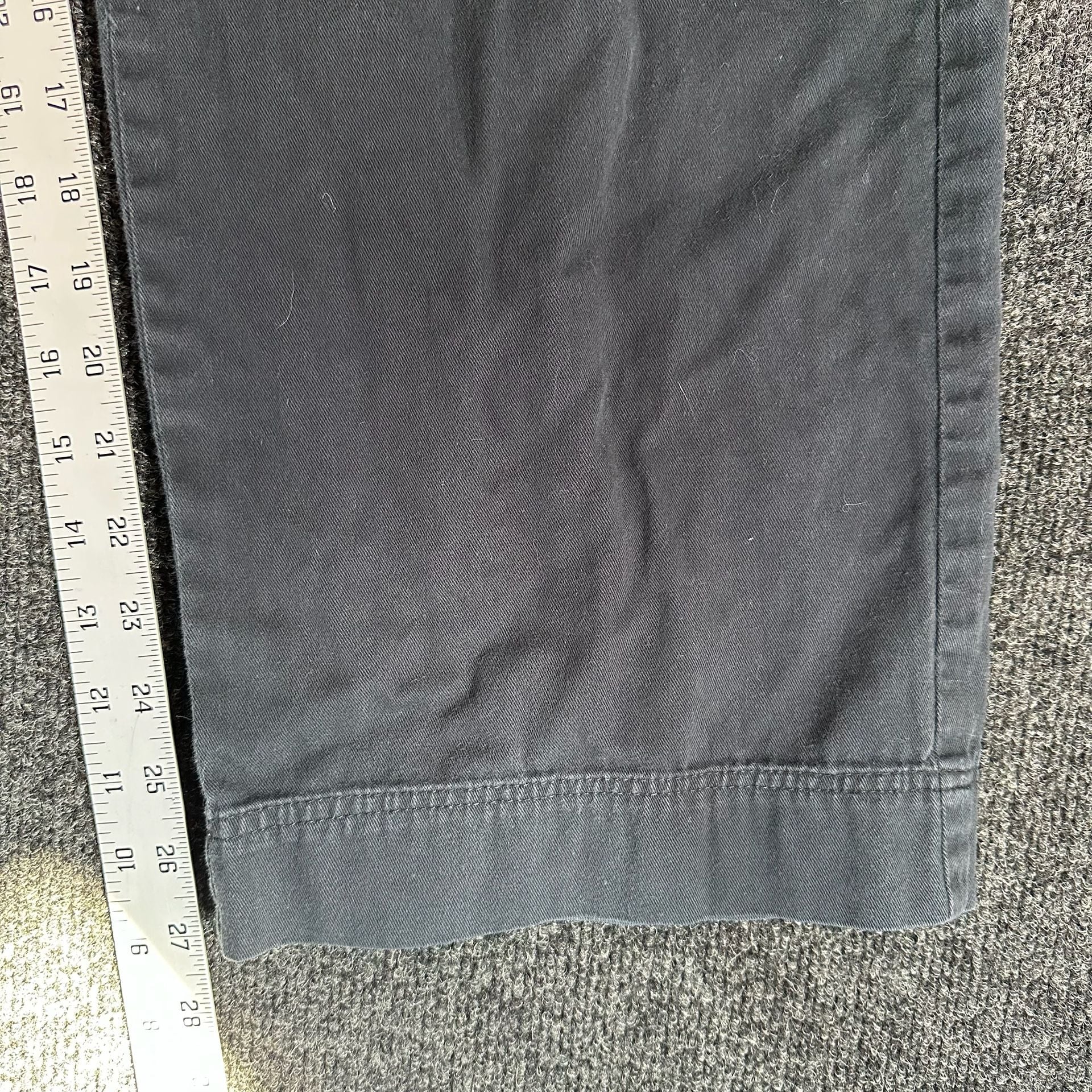 Maternity Woman Within Cargo Pants Size 16W Black Cotton Natural Fit 7