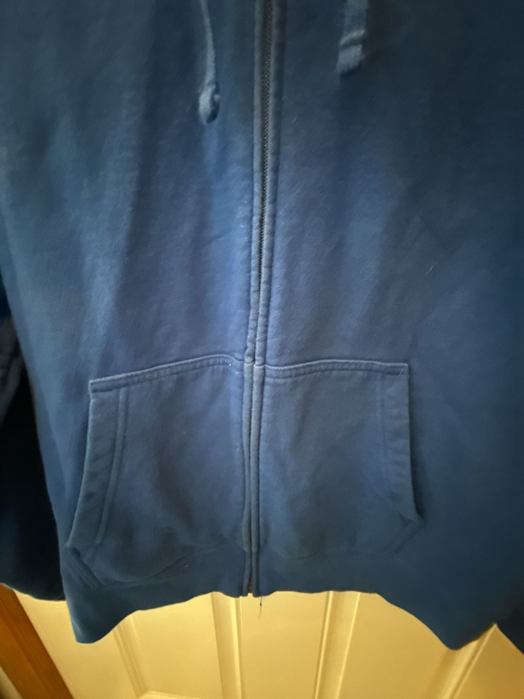 Port & Company Fan Favorite Zip Hoodie Size M Blue Anime Graphic 3
