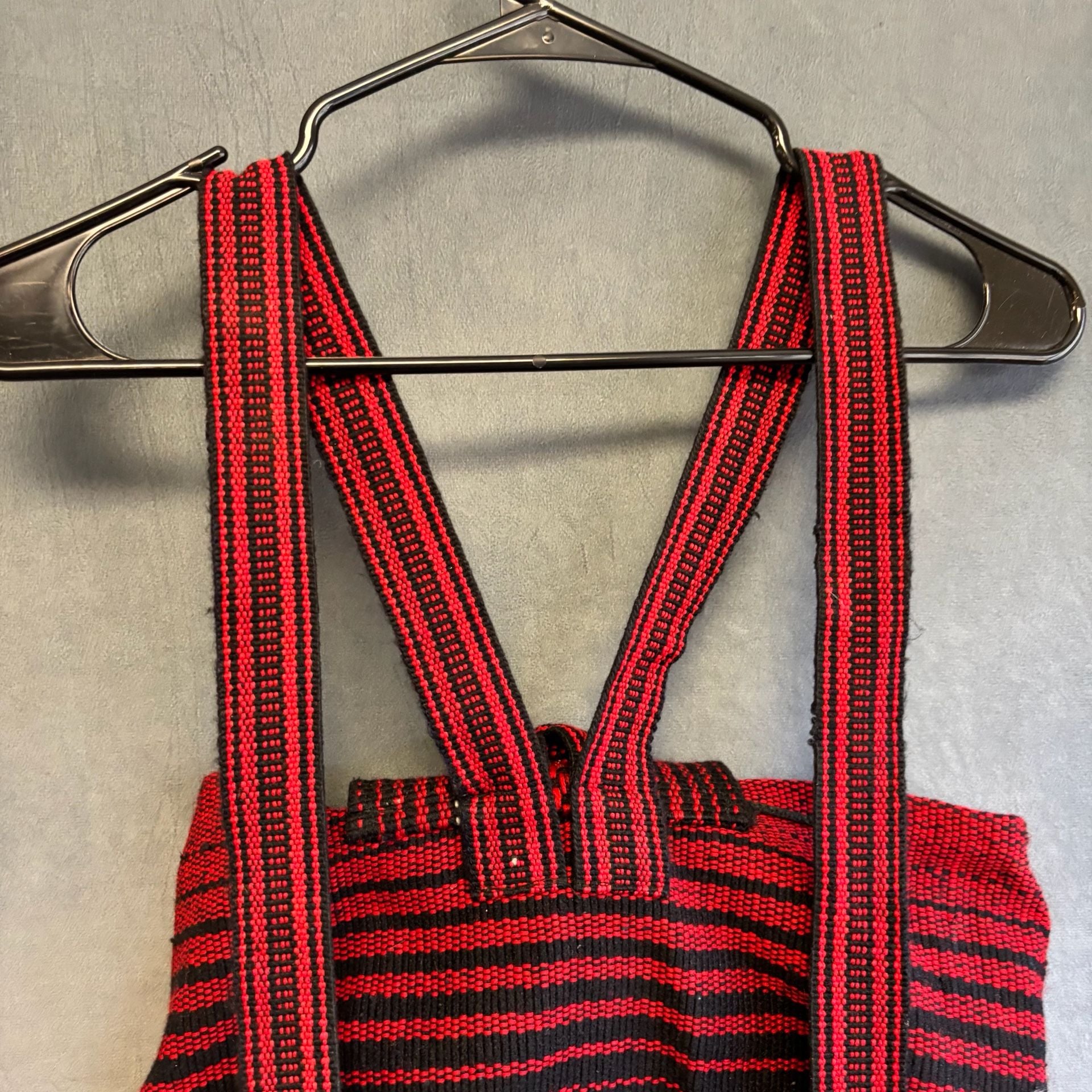 San Francisco 49ers Mexican Drug Rug Woven Backpack Striped Logo 7