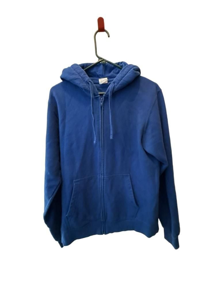 Port & Company Fan Favorite Zip Hoodie Size M Blue Anime Graphic 2