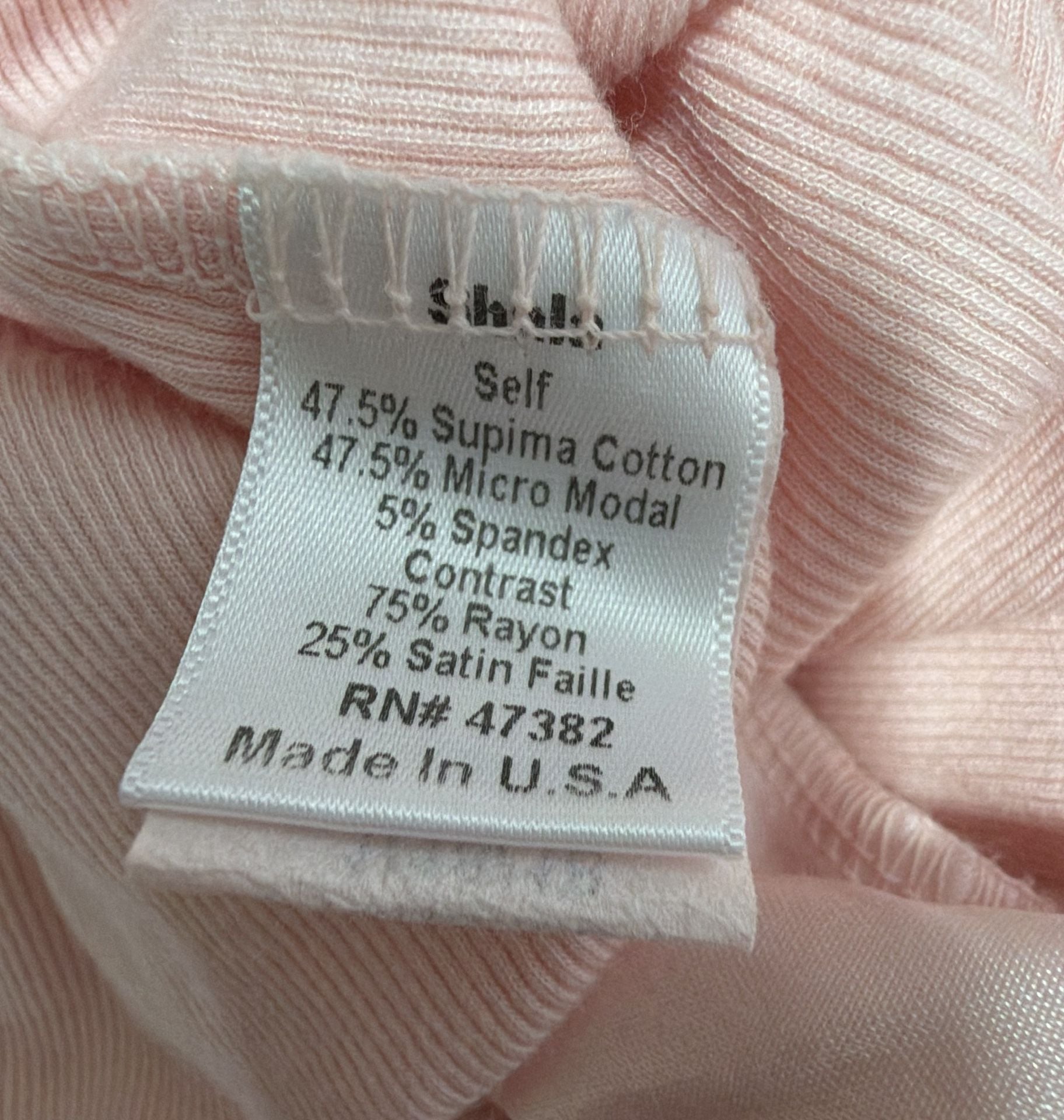 PJ Harlow Shala Robe Size M/L Pink Rib Knit Satin Trim Kimono 7