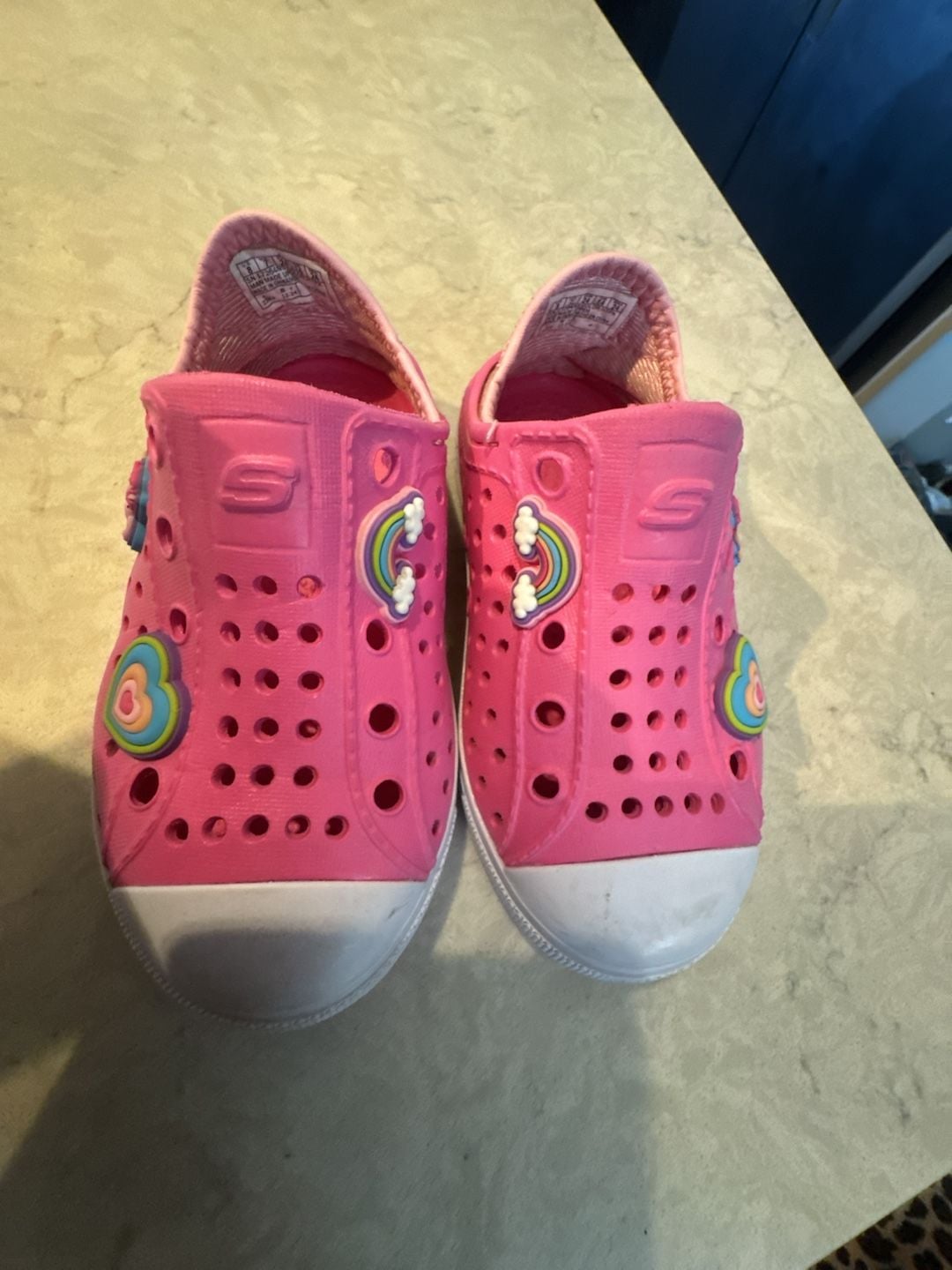 Skechers Toddler Girls Foamies Molded Slip-On Shoe Size 8 youth Pink 7