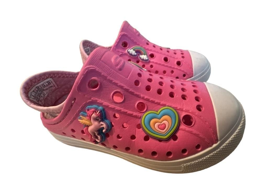 Skechers Toddler Girls Foamies Molded Slip-On Shoe Size 8 youth Pink 2