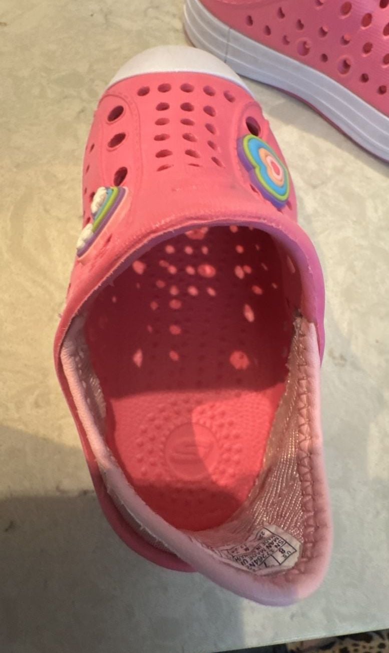 Skechers Toddler Girls Foamies Molded Slip-On Shoe Size 8 youth Pink 6
