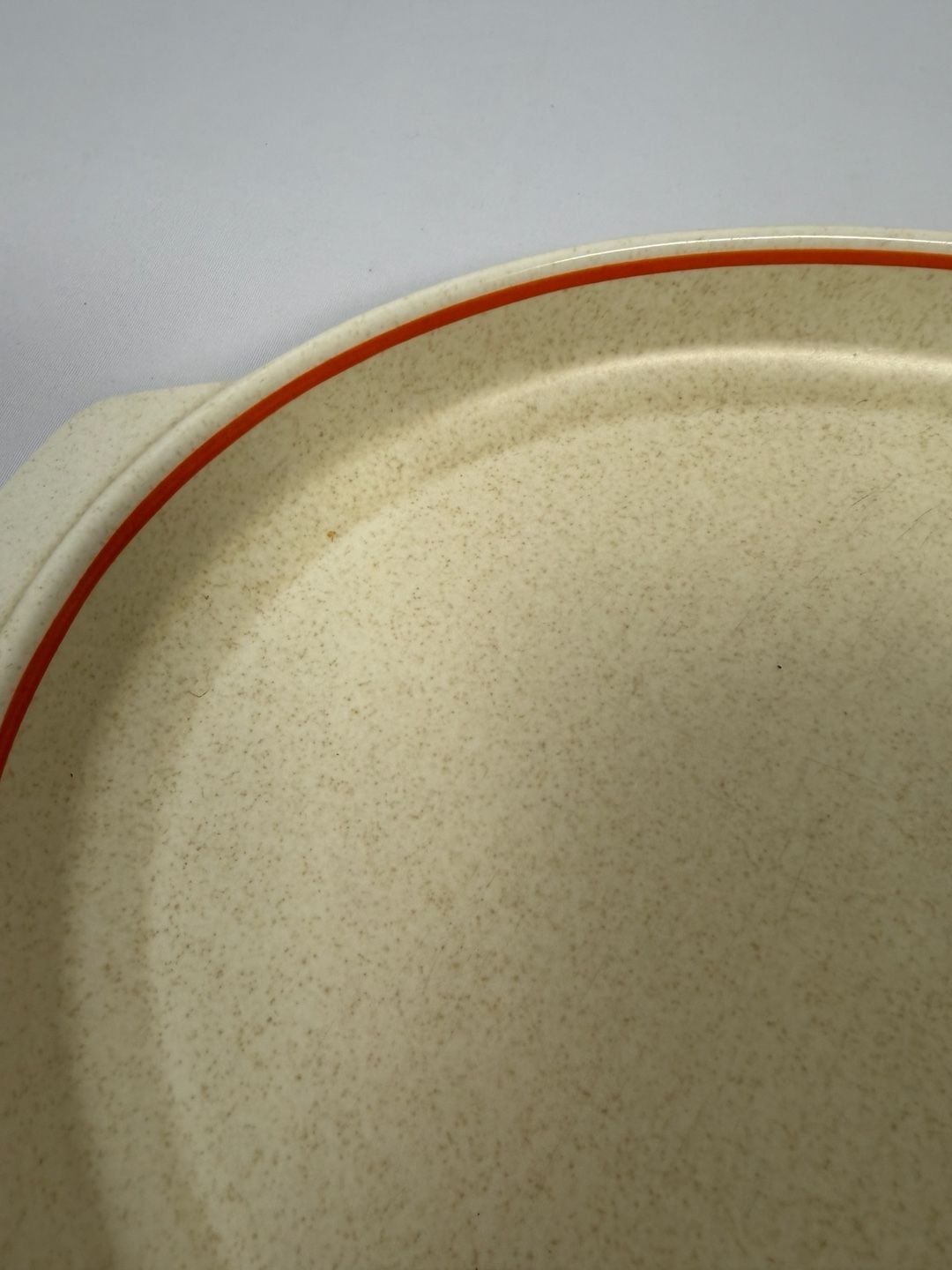 Lenox Fire Flower Oval Roaster Platter Size 15 Inch Orange Stripe 2