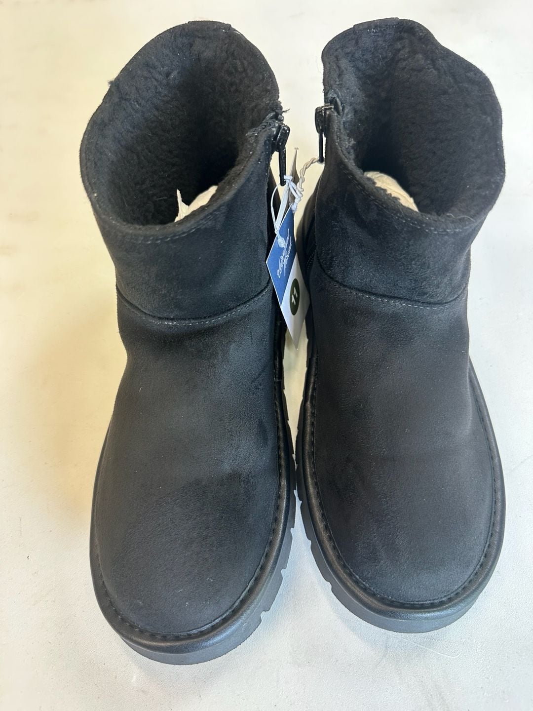 Universal Thread Cozy Ankle Boots Size 11 Black 2