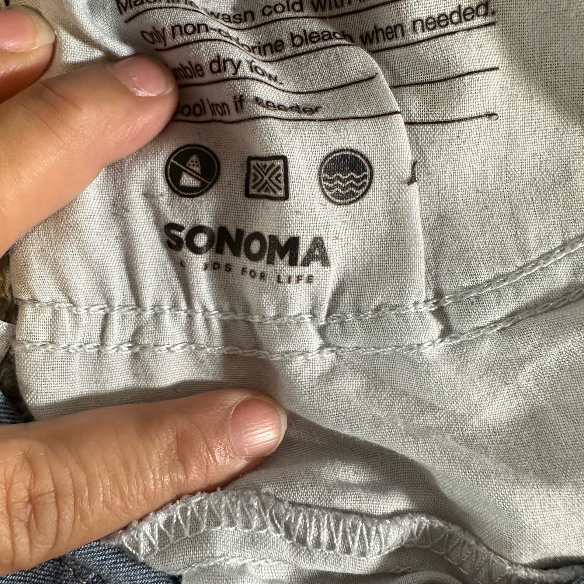 Sonoma Skinny Jeans Size 16R Light Wash Distressed 8