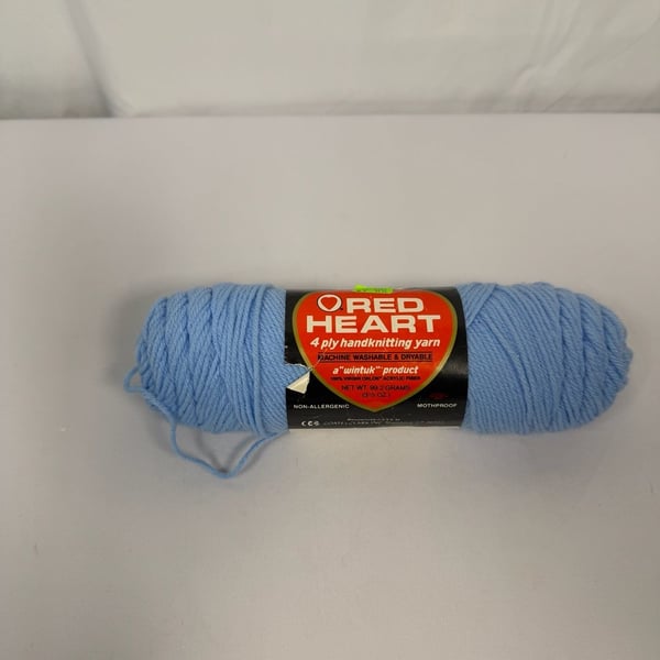 Red Heart 4 Ply Handknitting Yarn 818 Blue Jewel Wintuk Acrylic