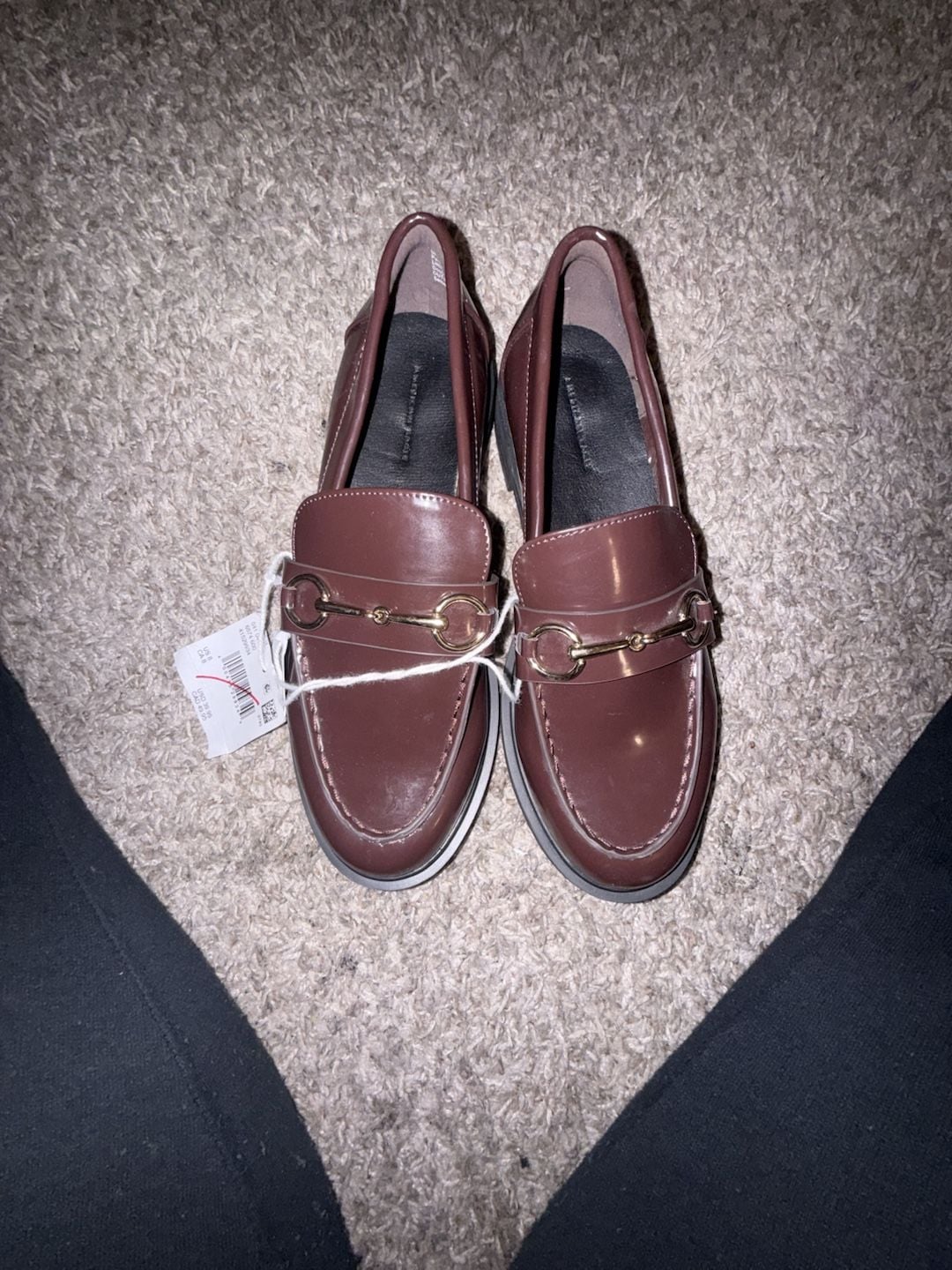 American Eagle Duchess Loafer Size 8 Brown Horsebit 2