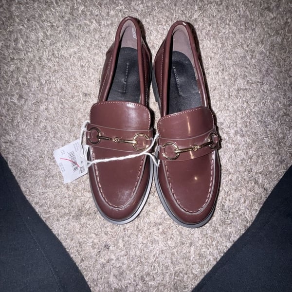 American Eagle Duchess Loafer Size 8 Brown Horsebit
