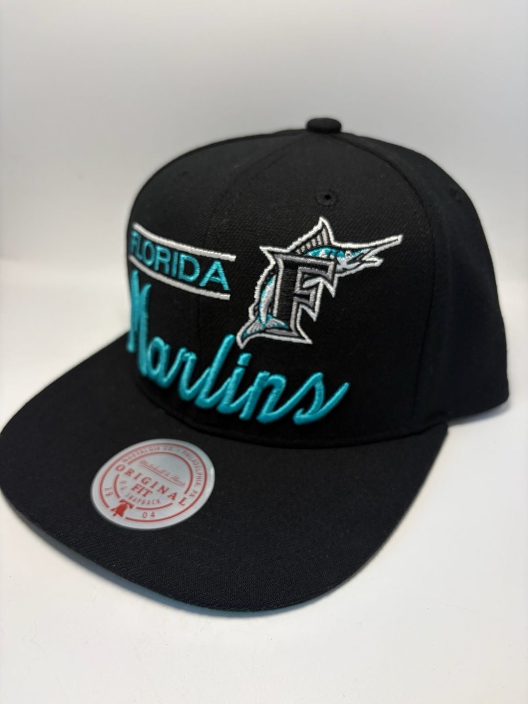 Mitchell & Ness Florida Marlins Cooperstown Evergreen Script Snapback Hat 5